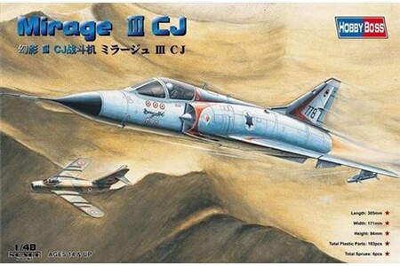Maquette Hobby Boss Mirage Iiicj Fighter - 1:48e -