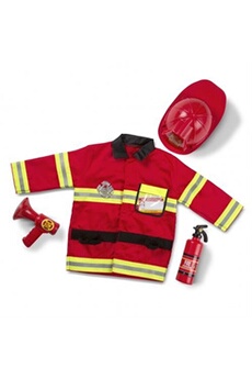 déguisement enfant melissa & doug costume de chef des pompiers