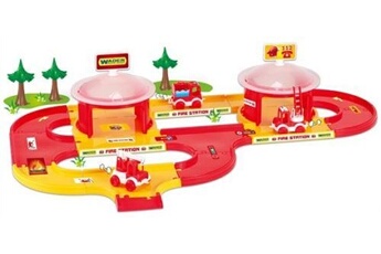 autres jeux d'éveil wader - 53310 - jouet d'éveil - circuit véhicules caserne des pompiers