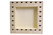 GENERIQUE Calendrier de l'Avent en bois Artemio : Cadre carré avec renfoncement photo 1