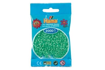 autres jeux créatifs hama 2 000 perles mini (petites perles ø2,5 mm)- vert clair
