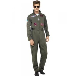 Déguisement adulte GENERIQUE Costume aviateur Top Gun deluxe pour homme ...