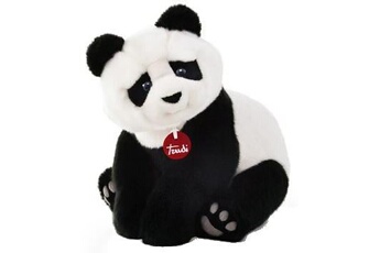 peluche trudi panda câlin kevin noir / blanc 34 cm