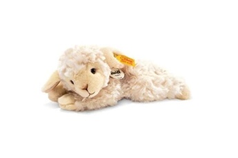 peluche generique steiff - 280030 - agneau en peluche linda - couché