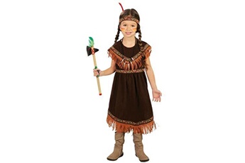 déguisement enfant unknown déguisement fille indienne - 10/12 ans - marron - guirca 82722