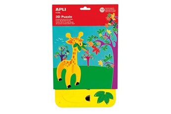 maquette generique maquette puzzle 3d en mousse - girafe - apli agipa