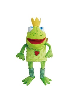 autres jeux d'éveil haba marionnette grenouille roi 26 cm verte