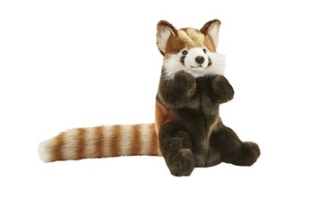 animal en peluche anima marionnette panda roux 20cm