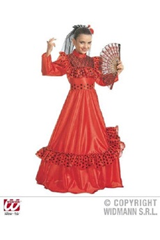 déguisement enfant widmann déguisement reine de flamenco 5/7 ans