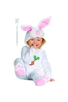 déguisement enfant widmann costume bebe lapin 90 cm (3 ans) - blanc - 1/2 ans - 90 cm