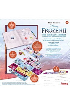 autres jeux créatifs lansay carnet secret scintillant disney frozen la reine des neiges 2