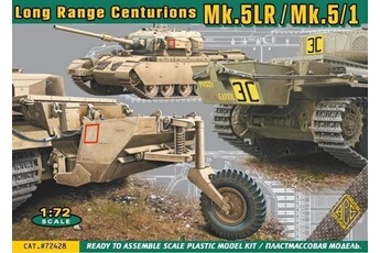 maquette ace centurion mk.5lr/mk.5/1 w/external fuel tanks- 1:72e -