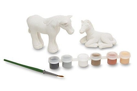 Autres jeux créatifs Melissa & Doug - 18867 - réalise ta propre décoration - figurines de cheval - multicolore