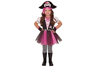déguisement enfant amscan - 999698 - déguisement pirate - fille - 4-6 ans