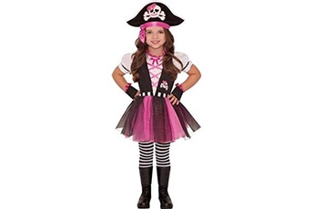 déguisement enfant amscan - 999697 - déguisement pirate - fille - 3-4 ans