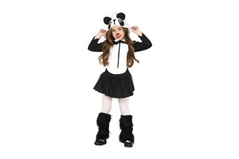déguisement enfant fiestas guirca déguisement panda fille - 7/9 ans - noir - guirca 83250