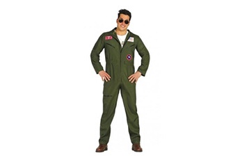 déguisement adulte fiestas guirca déguisement pilote avion de chasse usa homme - l - vert - guirca 80803
