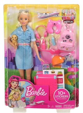 Poupée Barbie Coffret Voyage Darty - Main Image