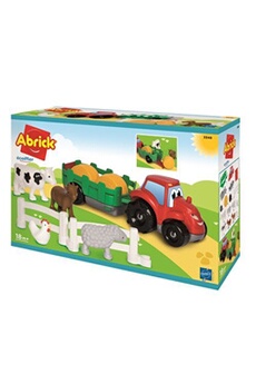 autres jeux de construction ecoiffier jeu de construction abrick tracteur remorque