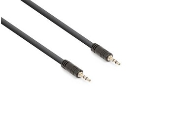 Câblage et connectique Vonyx câble audio cordon jack 3,5 stéréo mâle / jack 3,5 stéréo mâle - 1,5m - Idéal pour relier votre ordinateur portable, votre TV