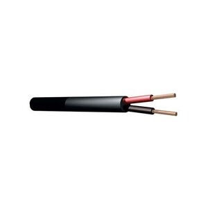 Câble haut parleur rond noir 2X1,5 - vendu par rouleau de 100 mètres Câble haut parleur rond noir 2X1,5 - vendu par rouleau de 100 mètres