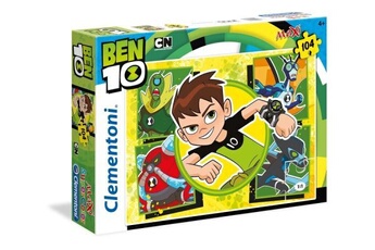 autre jeux éducatifs et électroniques clementoni - 23717 - supercolor puzzle - ben 10 - 104 pièces