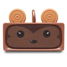 Enceinte Bluetooth Adorable Singe - - Puissance 6W - Stereo - Connexion sans fil - Kit Mains Libres