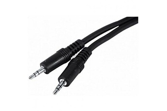 Câblage et connectique 3GO Câble Audio Jack (3,5 mm) 3.5 mm M-M 3m 3 m Noir