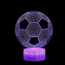 Lampe 3D Football Enfants Night 7 LED couleurs changeantes Table Bureau Décoration_onaeatza136