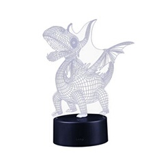 LED 3D lumineux lumière illusion bureau USB lampe de nuit lumière 7 changement de couleur Cadeaux wedazano164