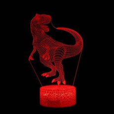 Dinosaures 3D LED lampe lumineux bureau optique lumière nuit avec 7 couleurs wedazano204