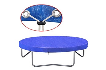 autre jeu de plein air vidaxl housse de trampoline pe 450-457 cm 90 g/m²