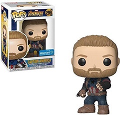 Marvel Avengers Infinity War - Capitaine America - Funko Pop! + Protecteur Pop