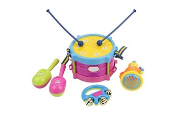 accessoire poupée generique jeu de tambour pour bébé tambour enfants kit musique ancienne éducation tambour batterie