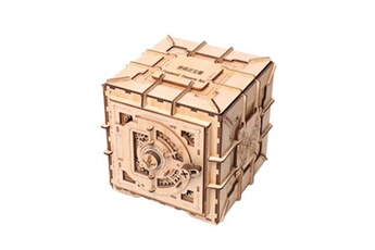 Autre jeux d'imitation GENERIQUE Mécanique 3D Puzzle En Bois Safe Kit Argent Les Banques En Bois Casse-Tête Iq Game BT002