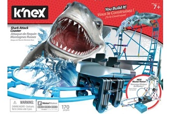 autres jeux de construction k'nex montagnes russes - attaque de requin