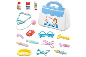 Cadeaux pour enfants 17pcs Kit médical Docteur Infirmière Dentiste Faire  semblant de rôles Jouer Jouet Set Enfants Jeu Cadeau