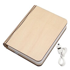 5V USB Livre d'art tables pliantes mural décoratif Veilleuse lampe LED Uni-couleur (S)