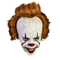 Masque It Chapter Two Clown Joker Halloween - Taille Unique - Blanc&Orange #8