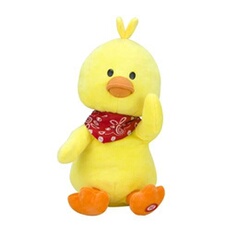 Canard Mignon Petit Jaune Electrique Drôle De Peluche Peluches Poupées En Peluche Enfants Cadeau MK2750