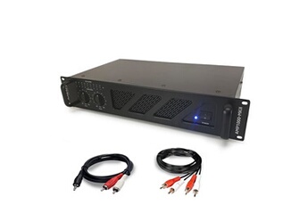 amplificateur de sonorisation 2 x 600w - ibiza sound amp800-mkii - cable rca - pc