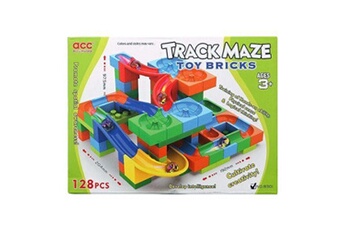 autre jeu de plein air bigbuy jeu de construction avec blocs track maze 118063 (128 pcs)