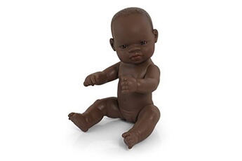poupée miniland 12.63 '' anatomically happy newborn baby doll, african girl