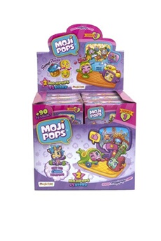 figurine pour enfant megableu boîte de 2 mojipops avec support série 1 modèle aléatoire