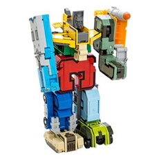 Nombres Diy 15Pcs Set Equipe Transform Robot Puzzle Toy enseignement enfants Cadeau de Noël Multicolor RA372
