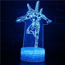 Lampe 3D Tactile Veilleuses Enfant 7 Couleurs avec Telecommande - Iron man #215