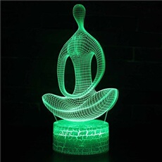 Lampe 3D Tactile Veilleuses Enfant 7 Couleurs avec Telecommande - Style #317