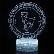 Lampe 3D Tactile Veilleuses Enfant 7 Couleurs avec Telecommande - Constellation #633