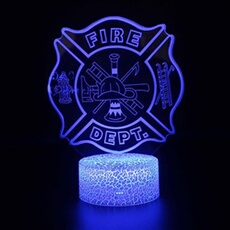 Lampe 3D Tactile Veilleuses Enfant 7 Couleurs avec Telecommande - ICON #727