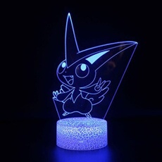 Lampe 3D Tactile Veilleuses Enfant 7 Couleurs avec Telecommande - Pokemon #841